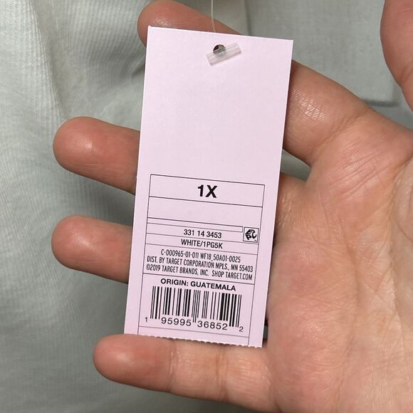 NWT Wild Fable Ribbed Tank Top White Sleeveless Basic Women’s Size 1X Plus - Picture 5 of 14